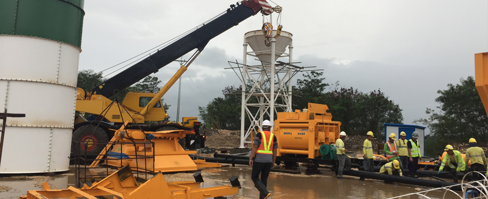 HZS75 Stationary concrete plant