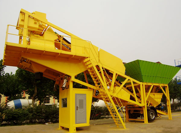 Small Portable Concrete Batch Plant