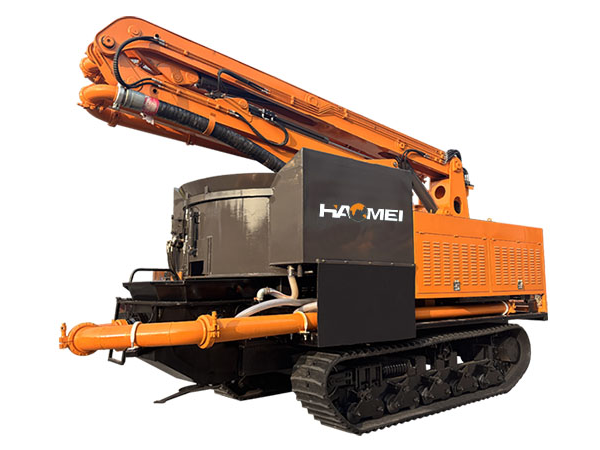 Crawler Type Pan Mixer Pump Truck 